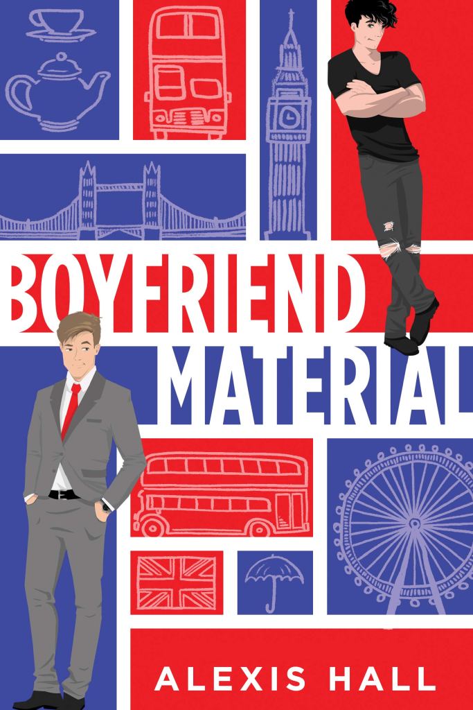 Boyfriend Material by Alexis Hall Book Cover